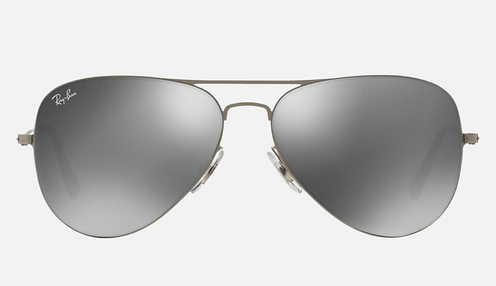 
            
                Load image into Gallery viewer, Ray-Ban AVIATOR FLAT RB3513 154/6G 58mm Matte Silver/Gray Mirror
            
        