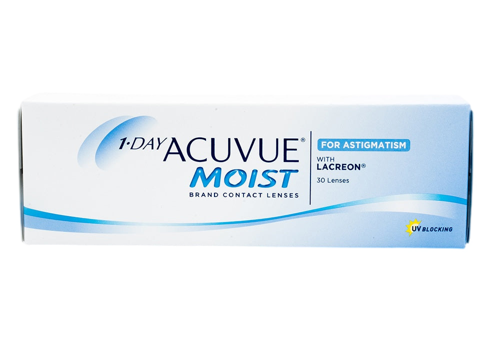 1 DAY ACUVUE MOIST FOR ASTIGMATISM (PAQUET DE 30)