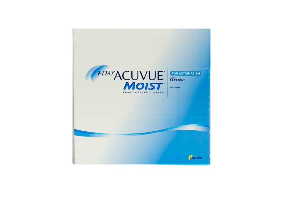 1 DAY ACUVUE MOIST FOR ASTIGMATISM (PAQUET DE 90)