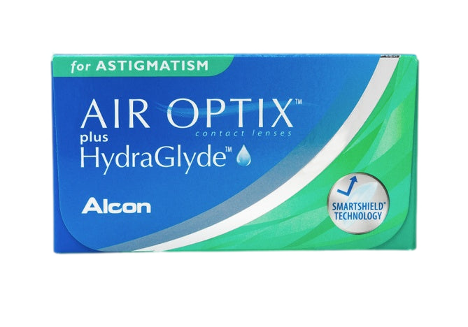 AIR OPTIX PLUS HYDRAGLYDE POUR L'ASTIGMATISME (PAQUET DE 6)